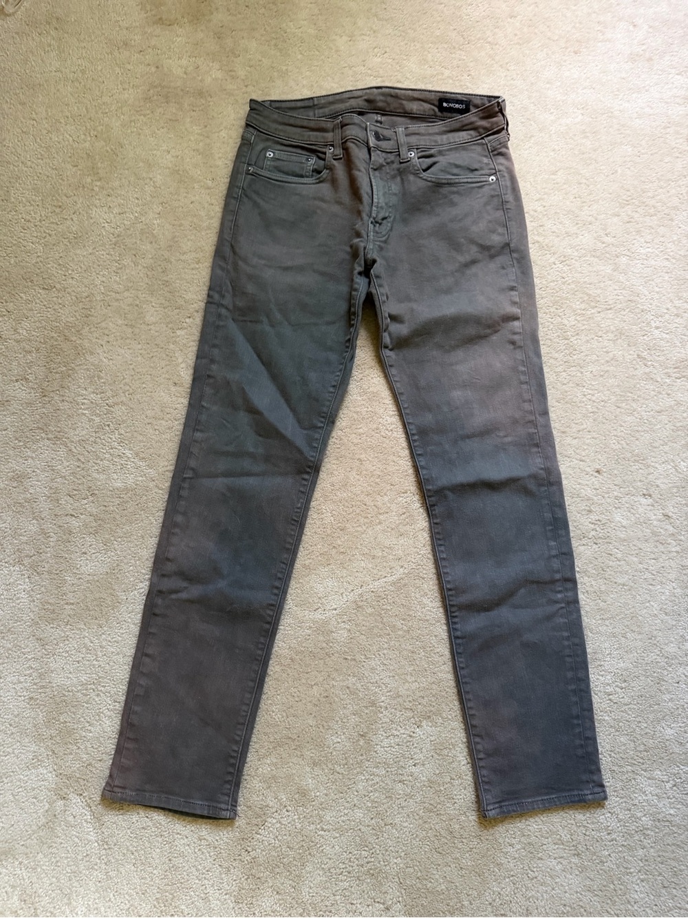 Bonobos Men’s Jeans in Charcoal Gray